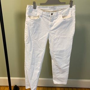Pristine White JBrand Ankle Jeans
